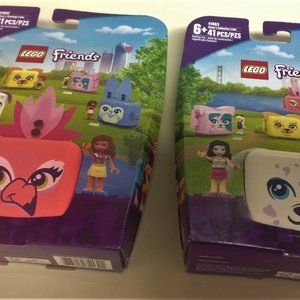 2 Lego Sets  Lego Friends 41 pcs Each